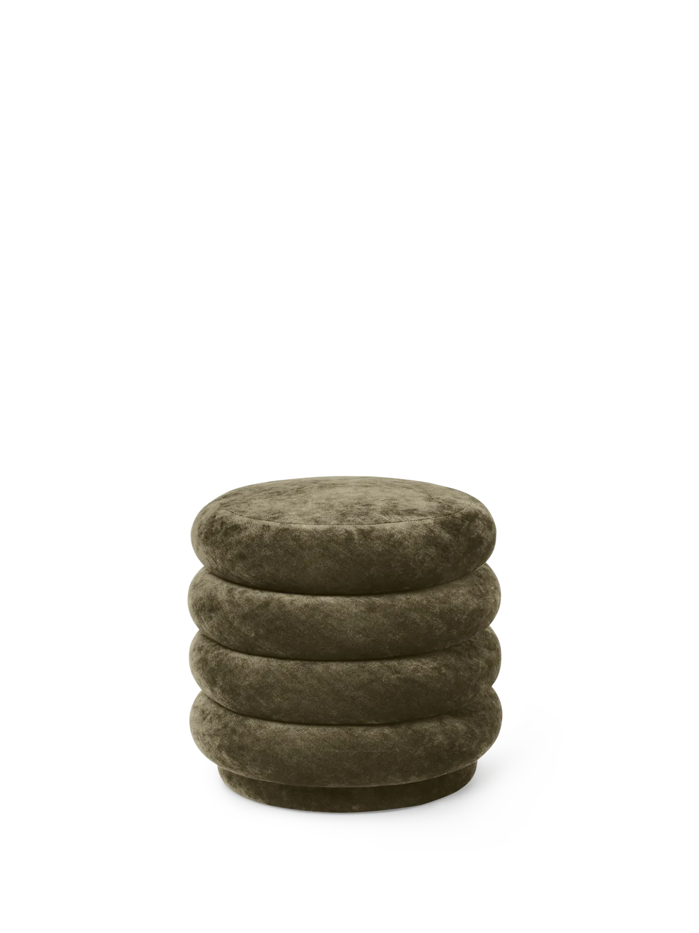 Pouf Round - Faded Velvet