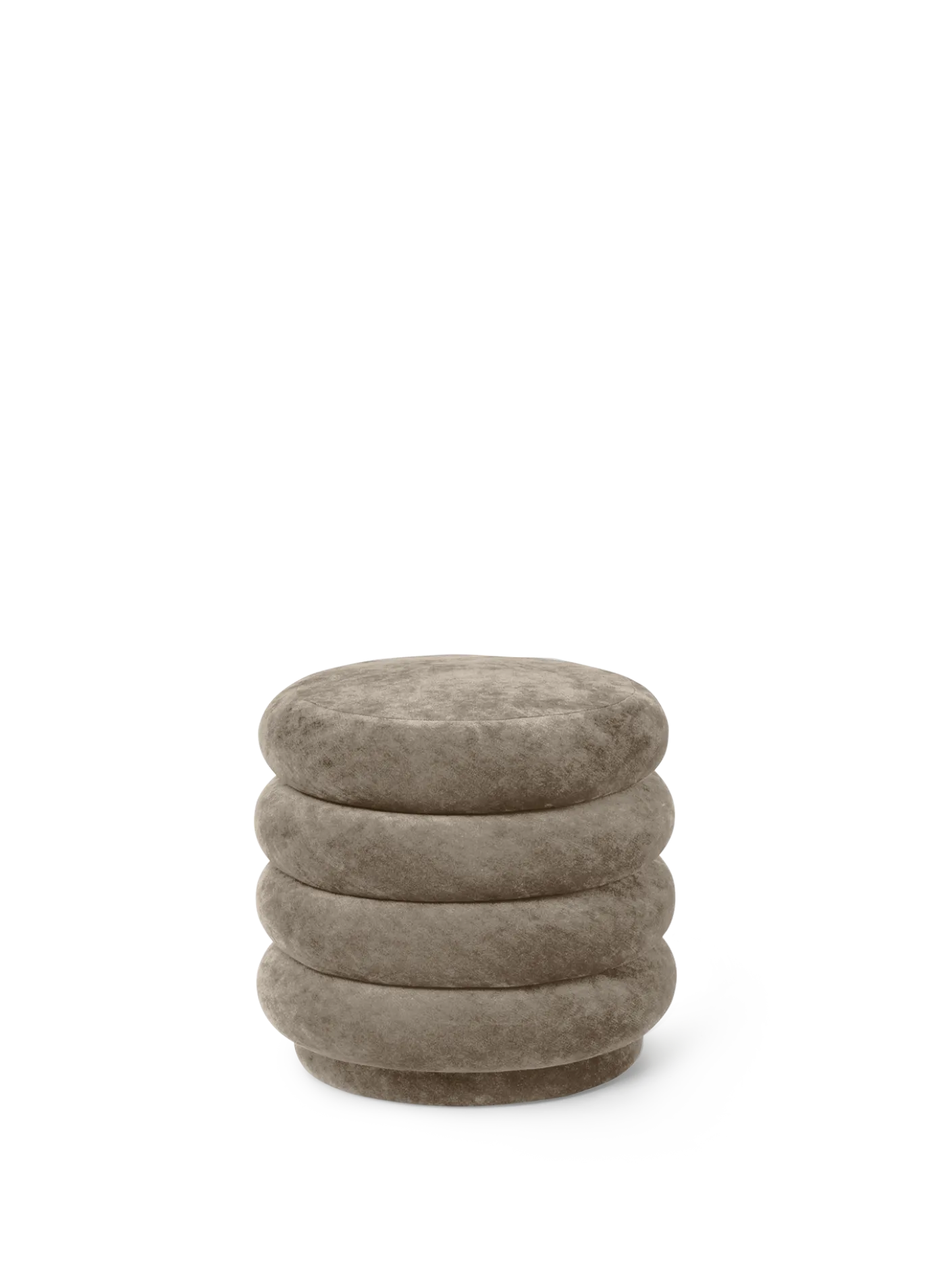 Pouf Round - Faded Velvet
