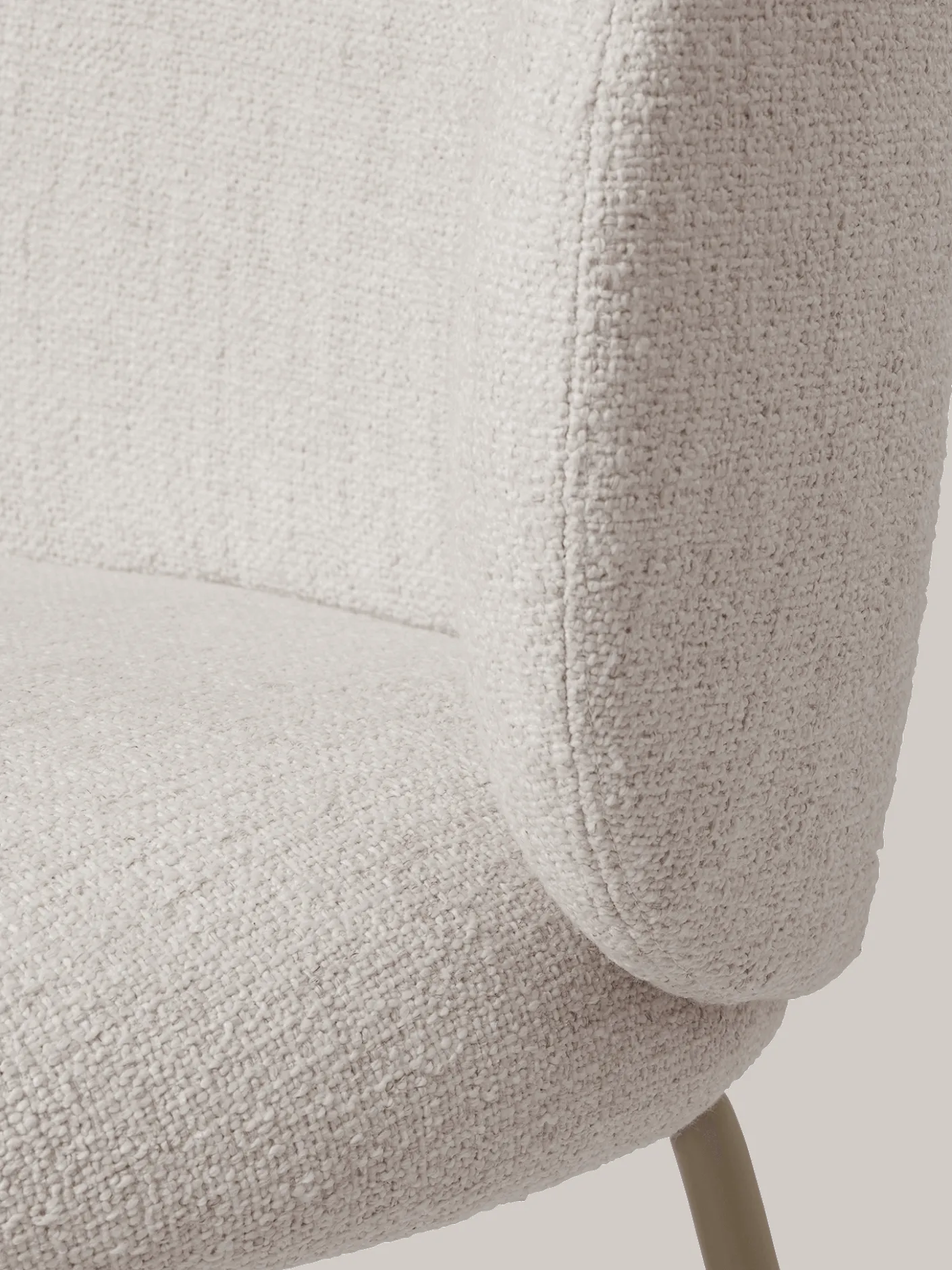Rico Dining Chair - Cashmere - Bouclé