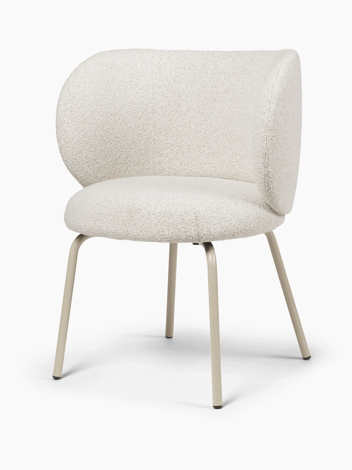 Rico Dining Chair - Cashmere - Soft Bouclé