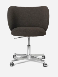 Rico Dining Chair - Castors - Soft Bouclé