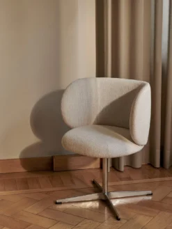 Rico Dining Chair - Swivel - Bouclé