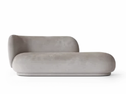 Rico Divan Left - Faded Velvet