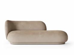 Rico Divan Left - Faded Velvet