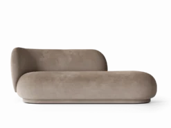 Rico Divan Left - Faded Velvet