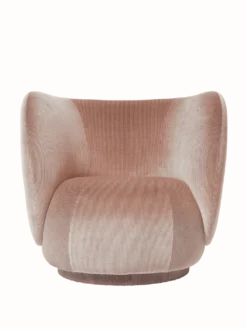 Rico Lounge Chair - Devoré Velvet