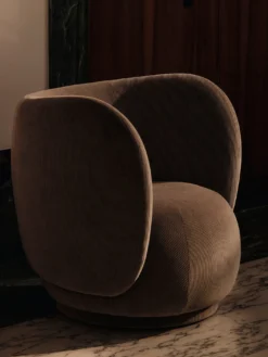 Rico Lounge Chair - Devoré Velvet