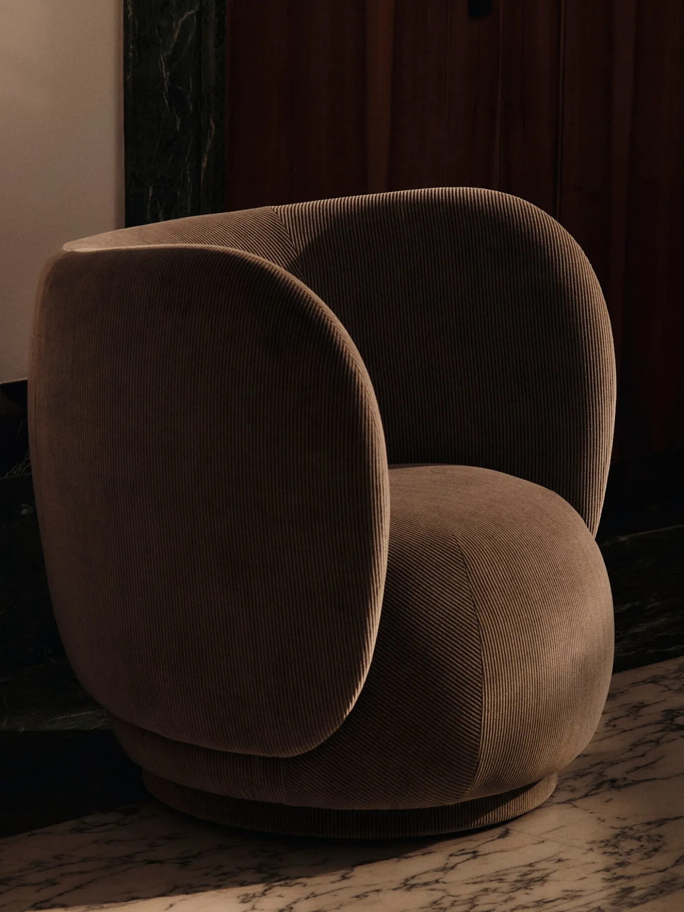 Rico Lounge Chair - Devoré Velvet