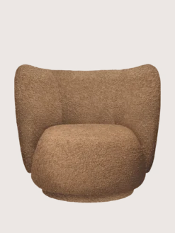 Rico Lounge Chair - Raw Bouclé