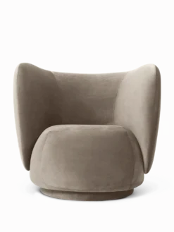 Rico Lounge Chair - Rich Velvet