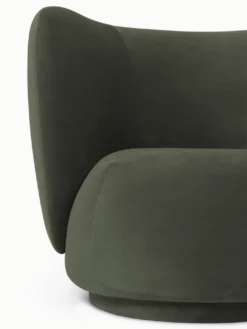 Rico Lounge Chair - Rich Velvet