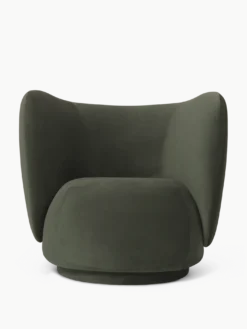 Rico Lounge Chair - Rich Velvet