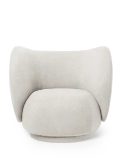 Rico Lounge Chair - Swivel - Bouclé
