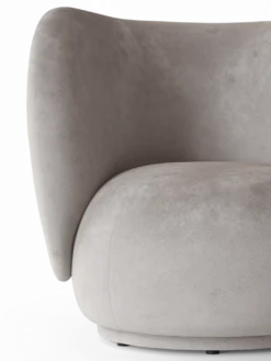 Rico Lounge Chair - Swivel - Faded Velvet