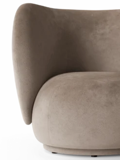 Rico Lounge Chair - Swivel - Faded Velvet