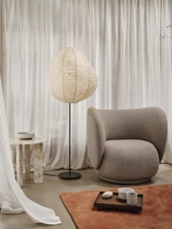 Rico Lounge Chair - Swivel - Main Line Flax
