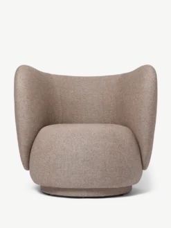 Rico Lounge Chair - Swivel - Main Line Flax