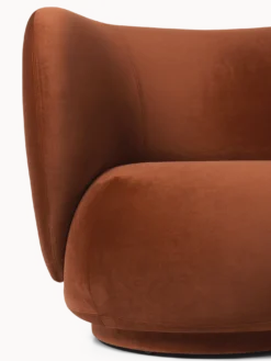 Rico Lounge Chair - Swivel - Rich Velvet