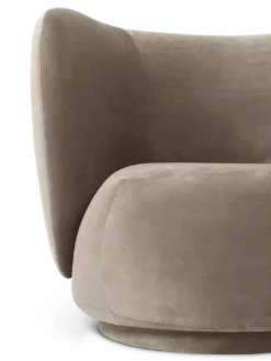Rico Lounge Chair - Swivel - Rich Velvet