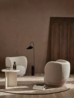 Rico Lounge Chair - Swivel - Soft Bouclé