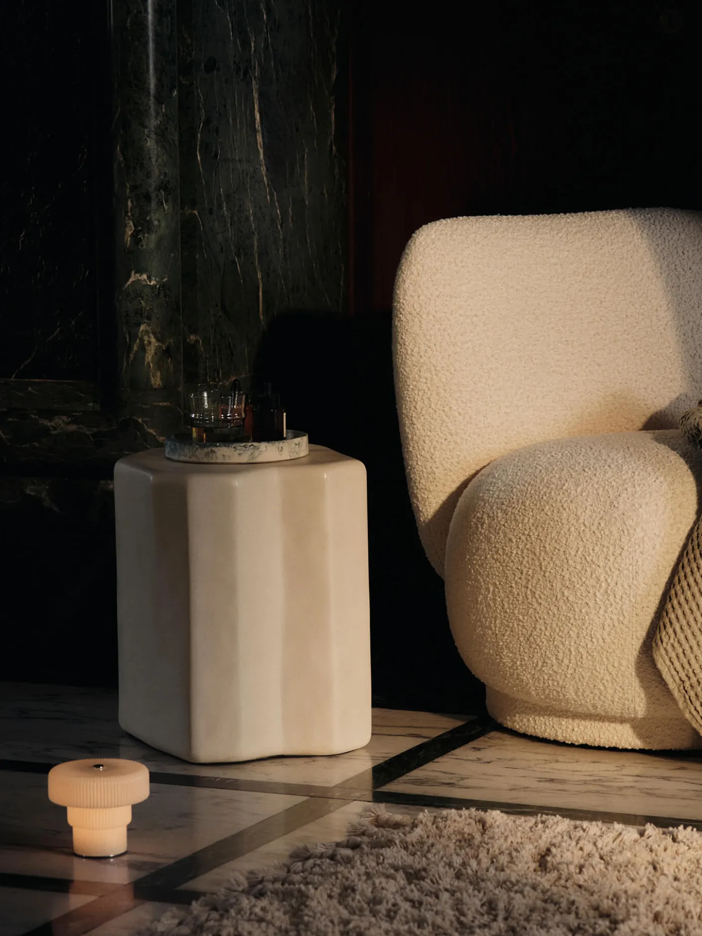 Rico Piccolo Lounge Chair - Nordic Bouclé