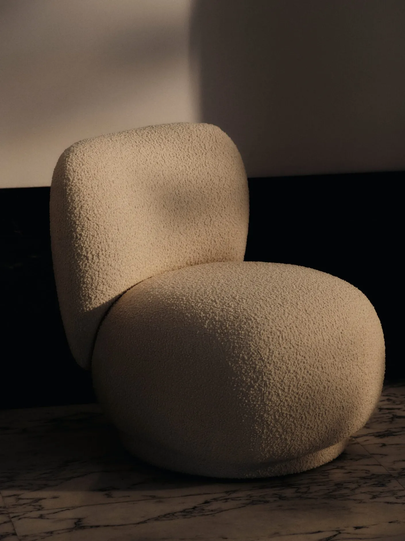 Rico Piccolo Lounge Chair - Nordic Bouclé