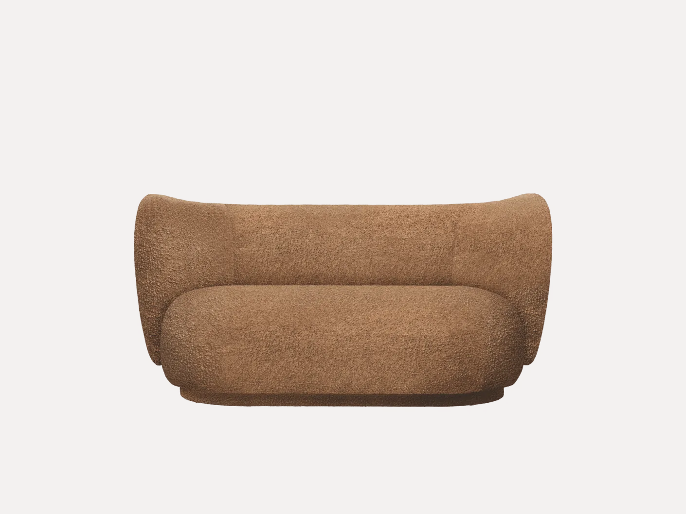 Rico Sofa 2-seater - Raw Bouclé
