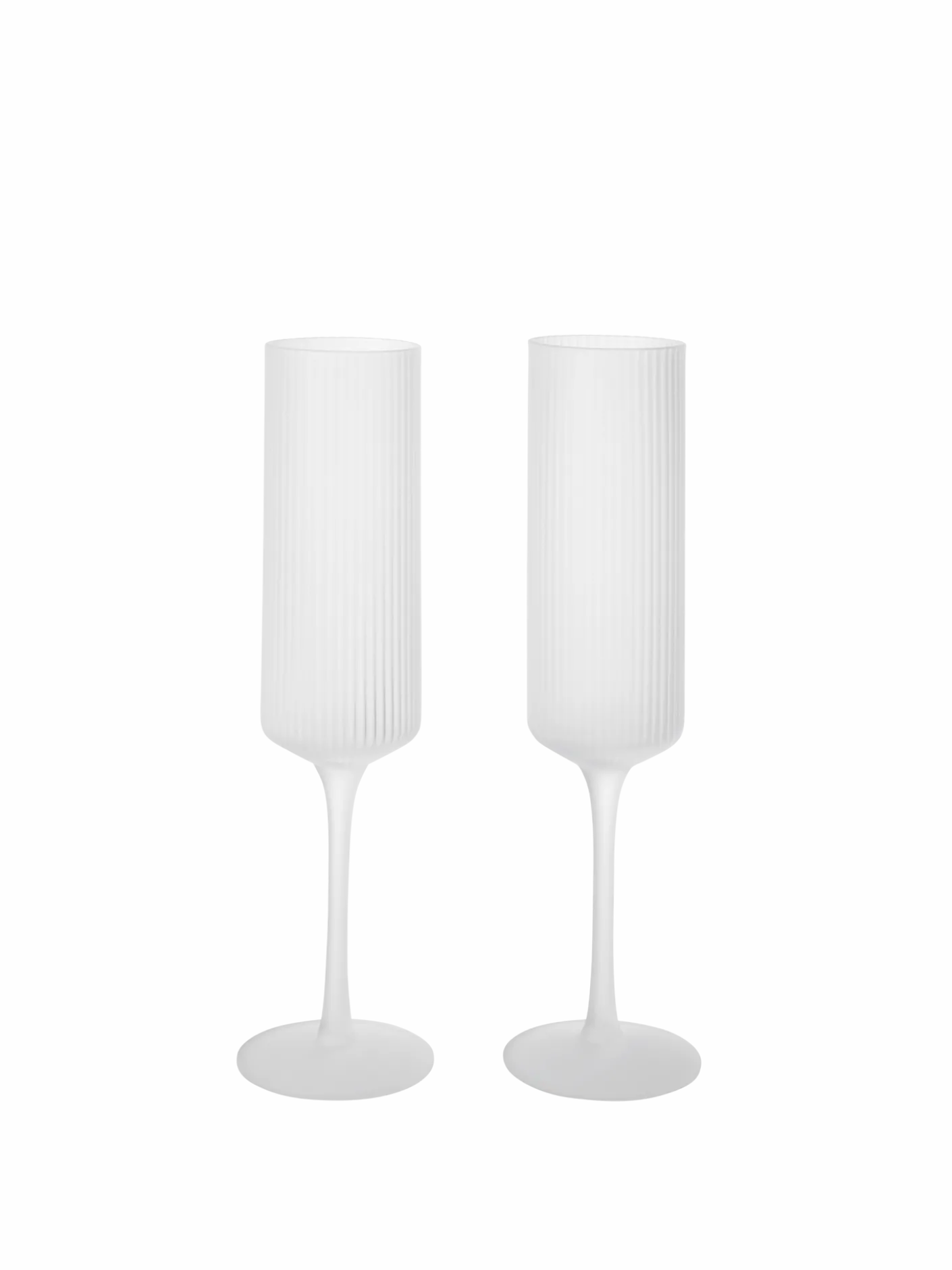 Ripple Champagne Flutes - Set of 2