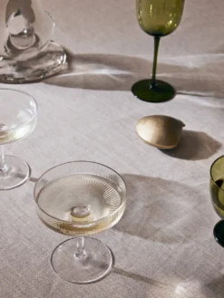Ripple Champagne Saucers - Set of 2