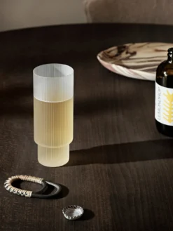 Ripple Long Drink Glasses - Set of 4