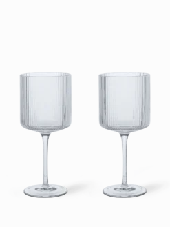Ripple Red Wine Glasses - Set of 2
