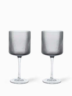 Ripple Red Wine Glasses - Set of 2