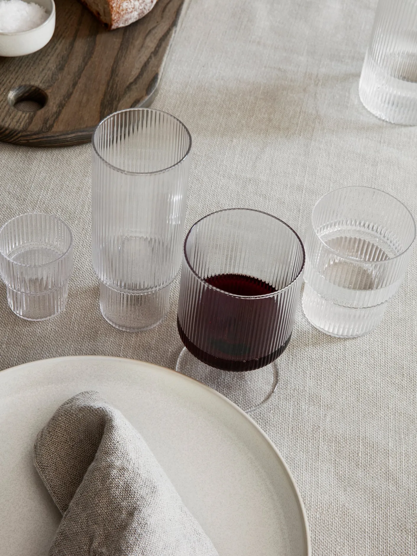 Ripple Small Glasses - Set of 4