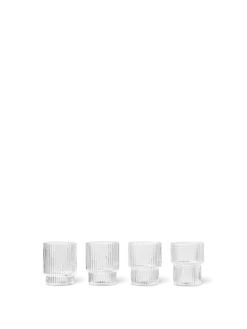 Ripple Small Glasses - Set of 4