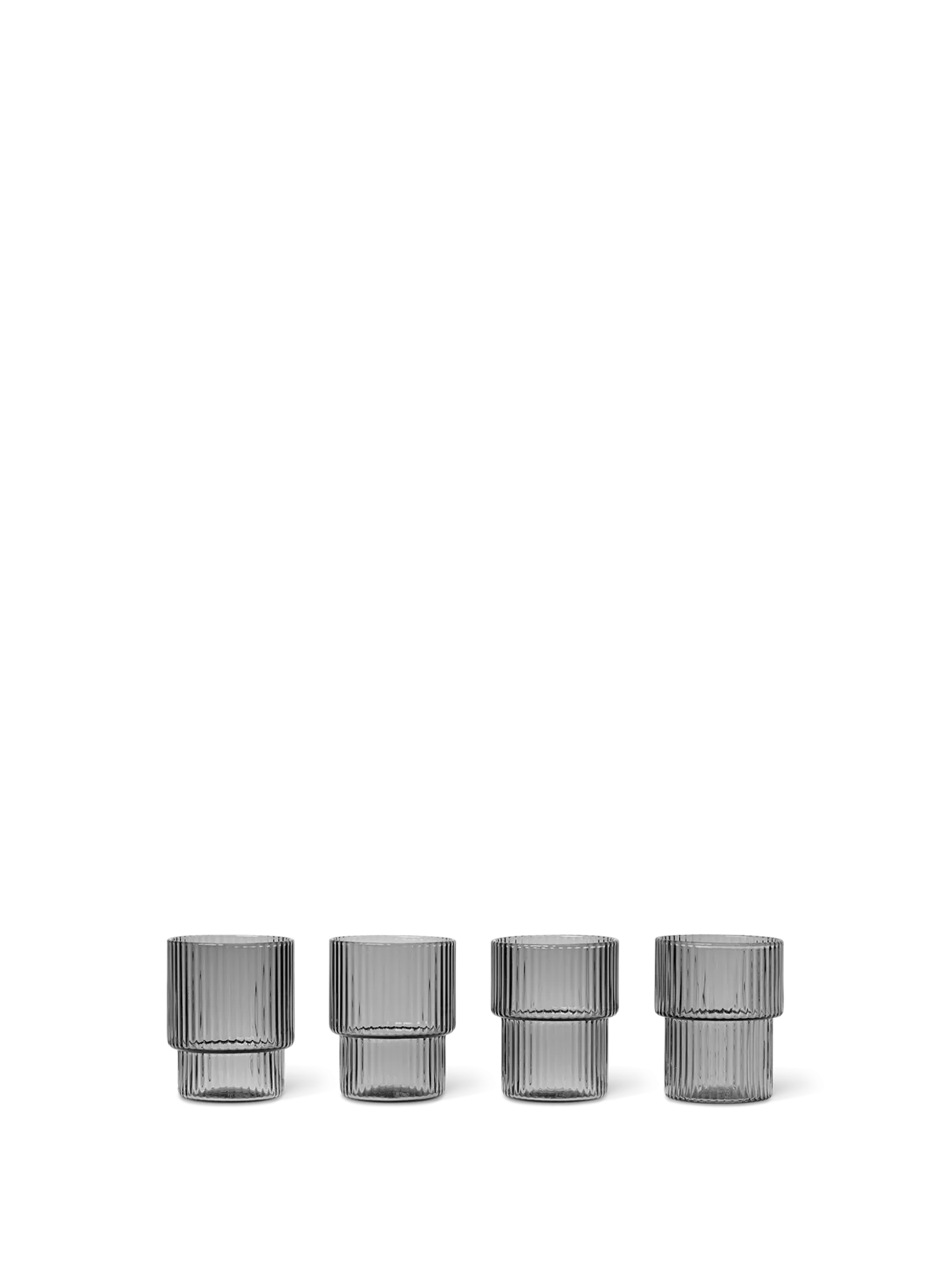 Ripple Small Glasses - Set of 4