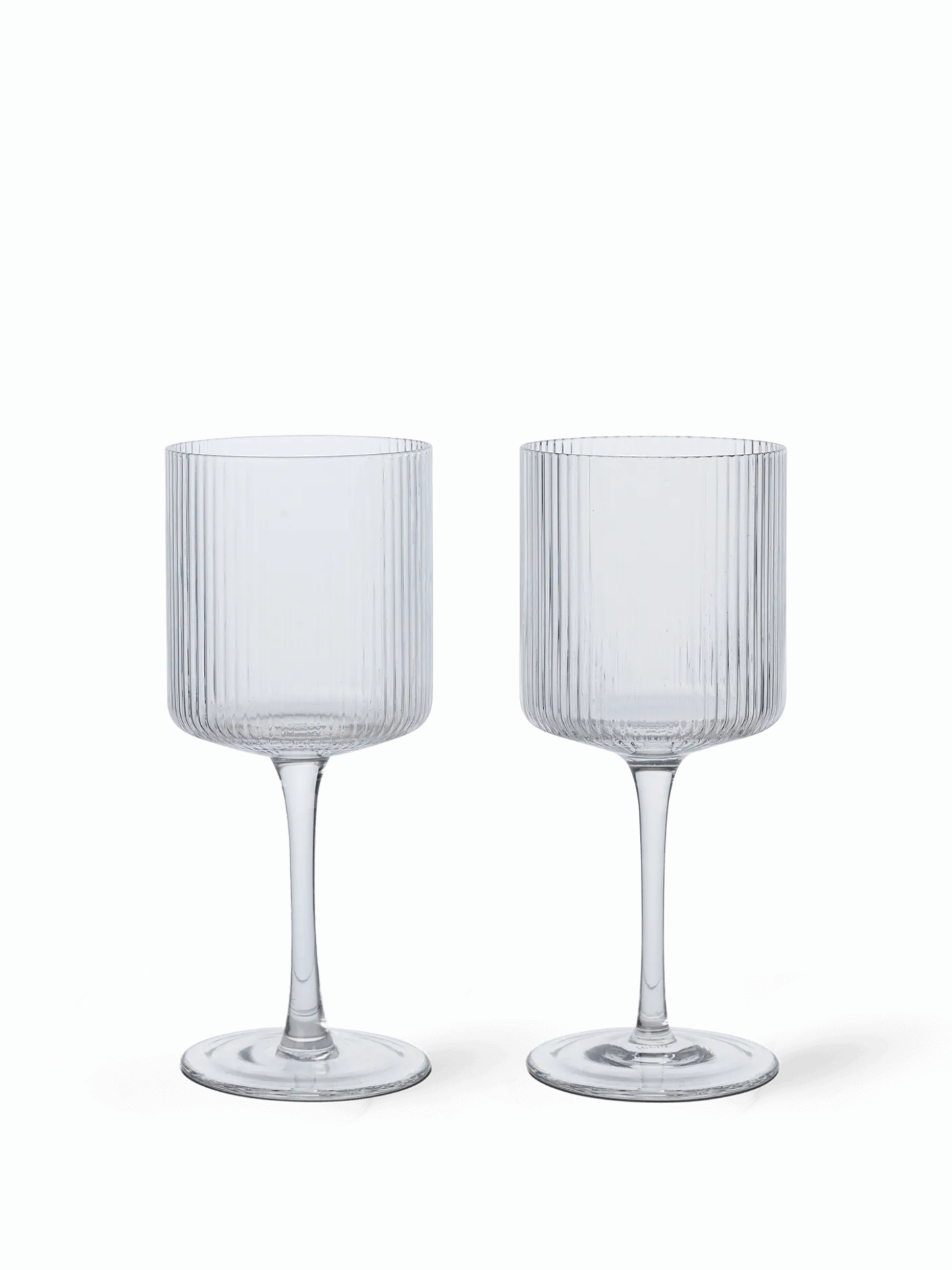 Ripple White Wine Glasses - Set of 2