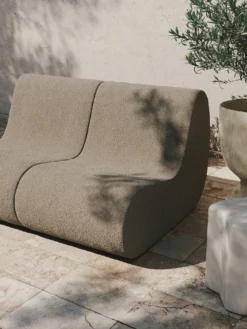 Rouli Center Module - Pure Bouclé