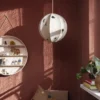 The Park Embroidered Textile Lampshade