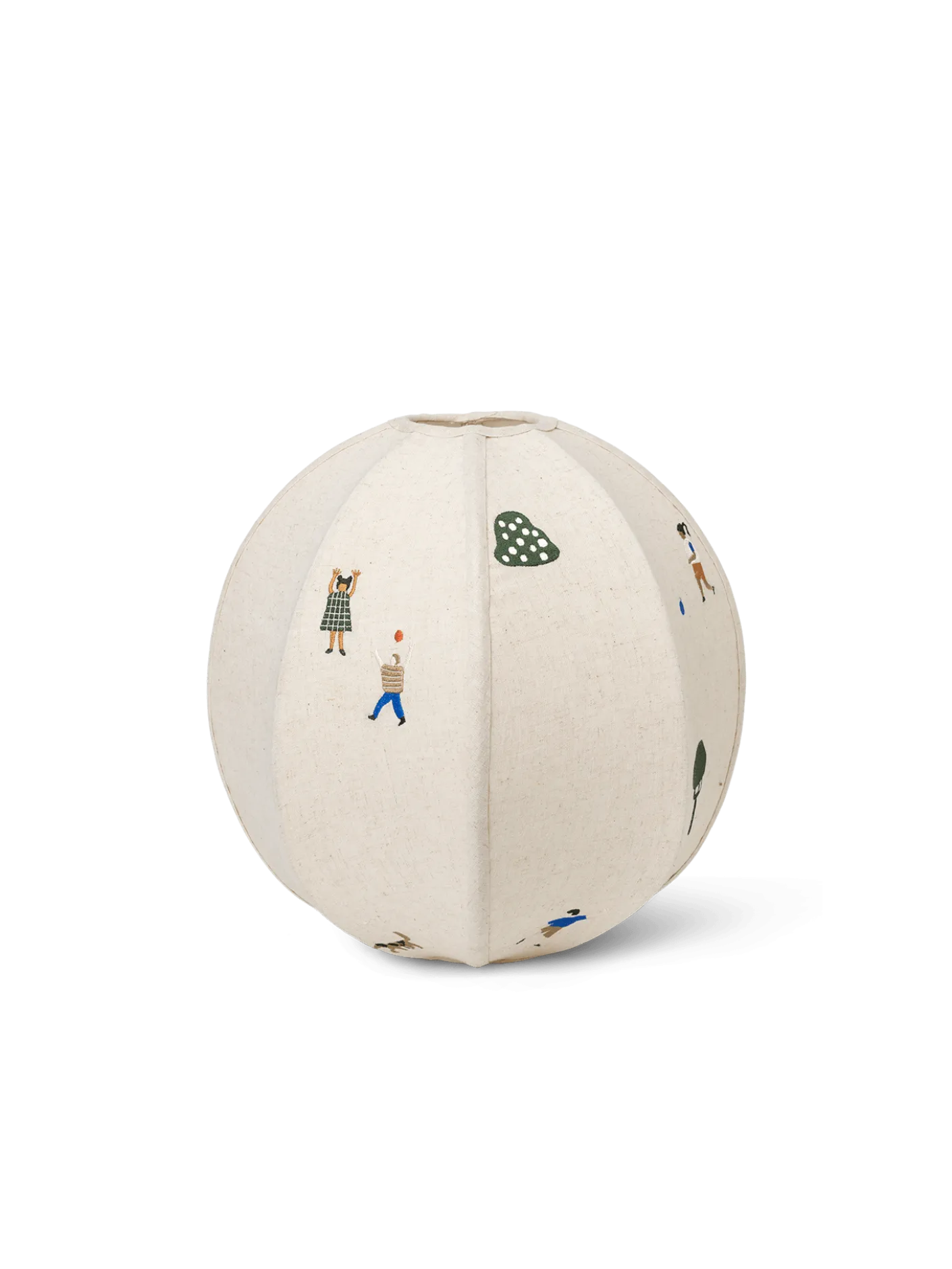 The Park Embroidered Textile Lampshade