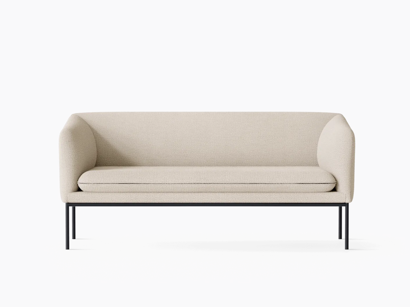 Turn Sofa 2-seater - Bouclé