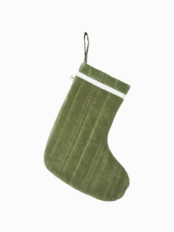 Vari Quilted Christmas Stocking - Velvet