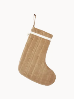 Vari Quilted Christmas Stocking - Velvet