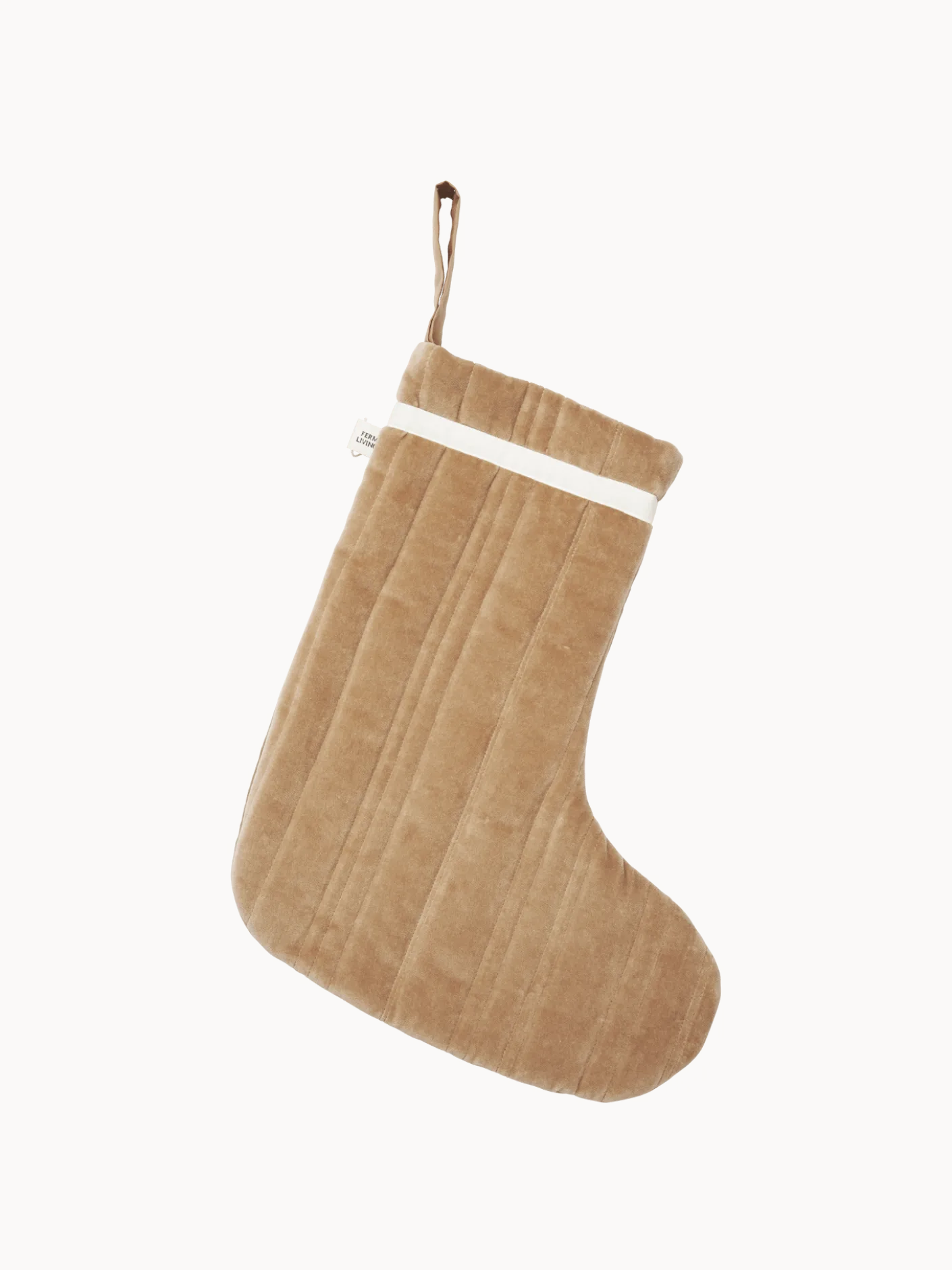 Vari Quilted Christmas Stocking - Velvet