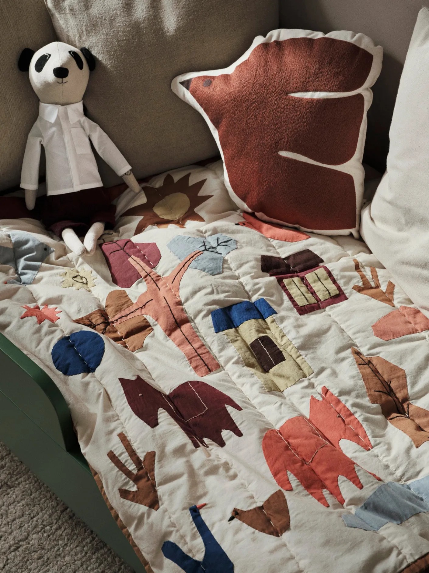 Village Quilted Blanket