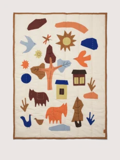 Village Quilted Blanket